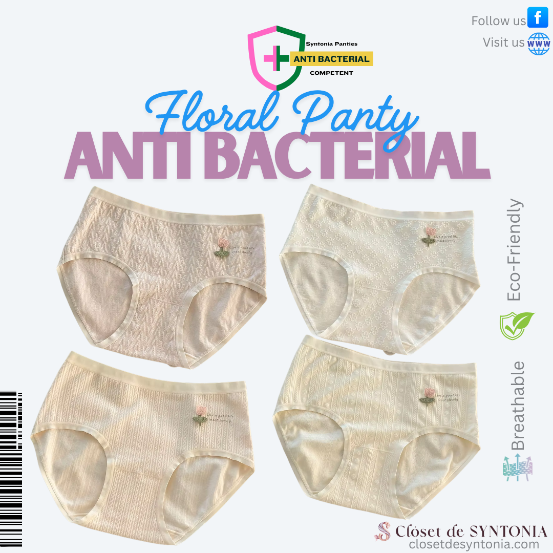 Floral Anti-Bacterial Panty