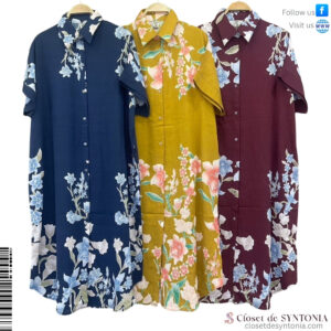 Floral Printed Long Shirt_Thai...