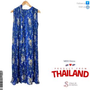 Thai Midi Sleeveless Dress...