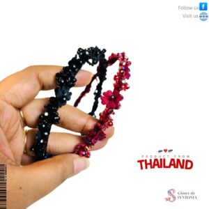 Embroidered Floral Hair Band